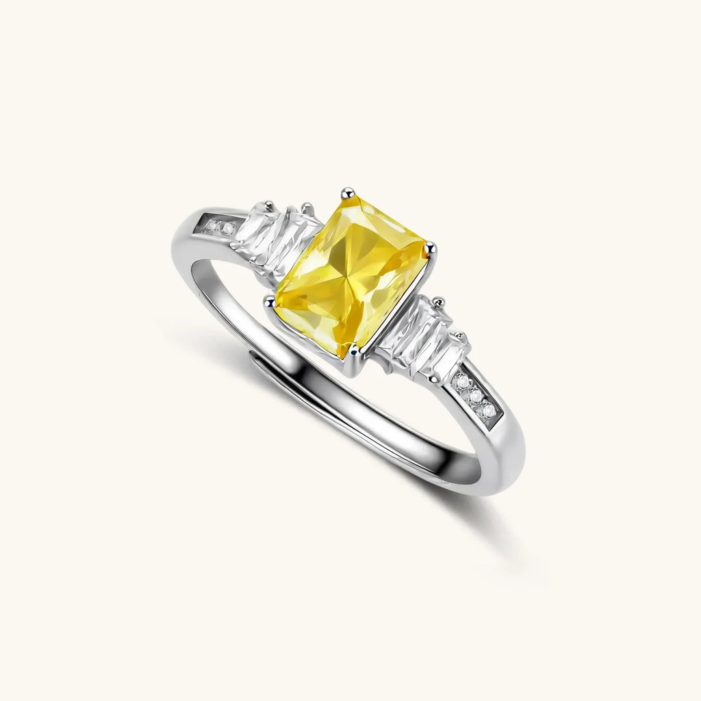 Photo 1 — Bague Souveraine du couchant en moissanite