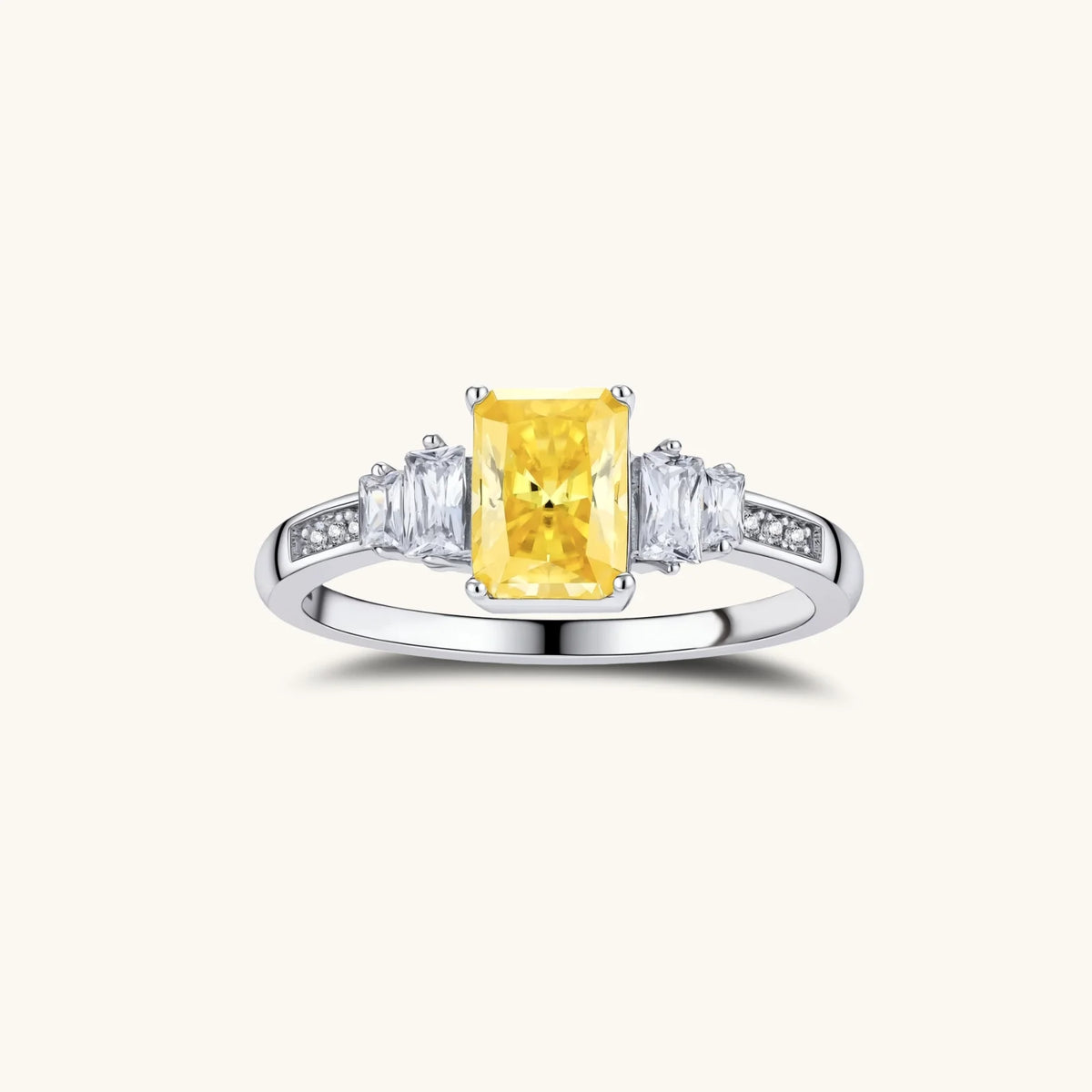 Photo 2 — Bague Souveraine du couchant en moissanite