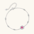 Photo 2 — Bracelet Rêves rosés en moissanite