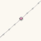 Photo 3 — Bracelet Rêves rosés en moissanite