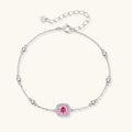 Photo 1 — Bracelet Rêves rosés en moissanite
