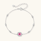 Photo 1 — Bracelet Rêves rosés en moissanite