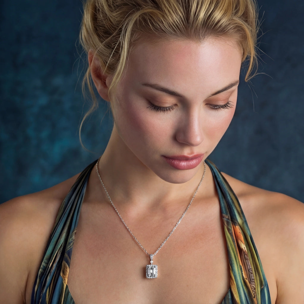 Photo 4 — Pendentif luxe géométrique