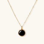 Photo 1 — Collier cercle d’agate Minuit