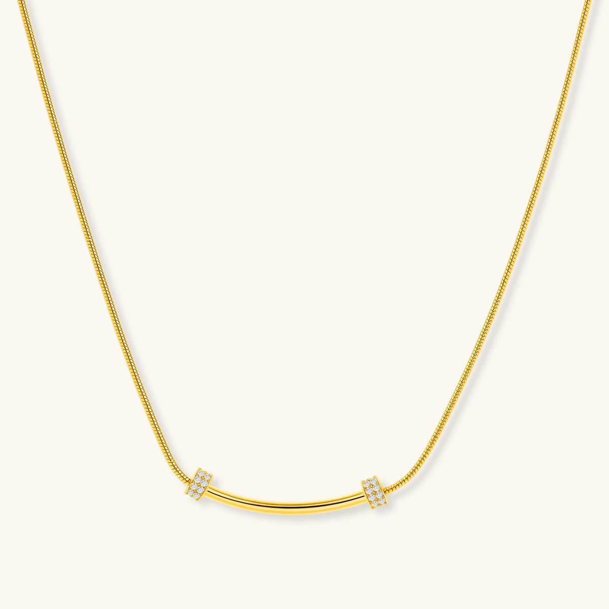 Photo 1 — Collier barre Éclat courbé