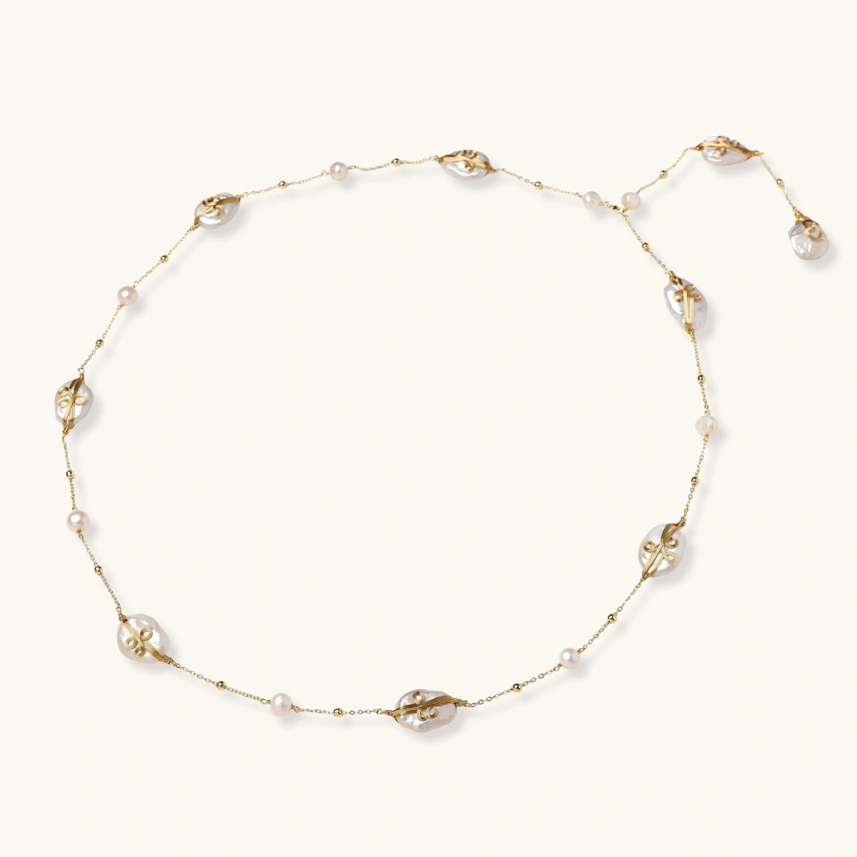 Photo 2 — Collier Jardin de perles baroques