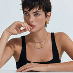Curved Spark Bar Necklace jewelry product image