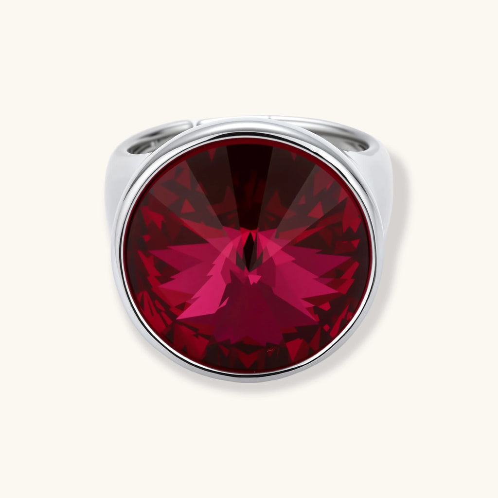 Photo 2 — Bague audacieuse Feu bourgogne
